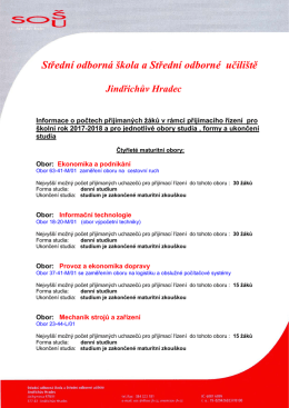 Střední odborná škola: Úvodní stránka