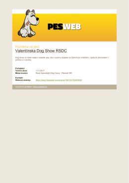 Valentínska Dog Show RSDC