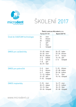 školení 2017