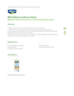 Alpro - Mandlová ledová káva