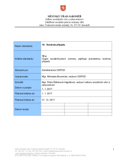 10. Kontrola př&iacute;padu