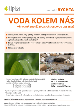 voda kolem n&aacute;s
