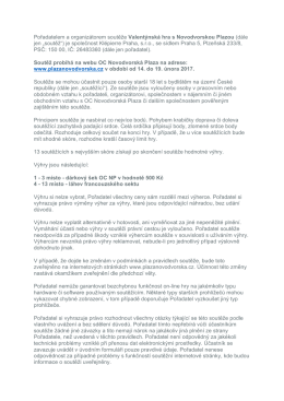 Pořadatelem a organizátorem soutěže Valentýnská