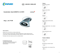 827989 Kuchyňsk&aacute; v&aacute;ha Korona Sandy