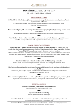 Vánočná menu