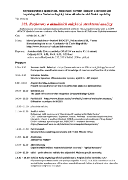 301. Rozhovory o aktuálních otázkách strukturní analýzy
