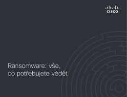 Ransomware: vše, co potřebujete vědět