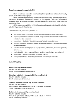 Školní poradenské pracoviště