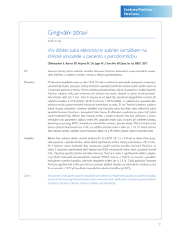 Gingiv&aacute;ln&iacute; zdrav&iacute;