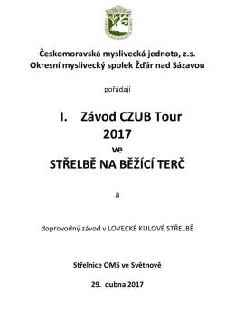 29.4.2017 Světnov CZUB Tour