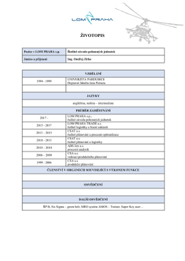 životopis