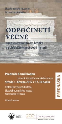 odpočinutí věčné - Slezské zemské muzeum