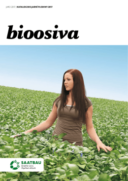 JARO 2017 | KATALOG BIO JARNÍ PLODINY 2017