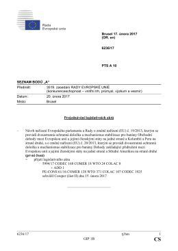 6236/17 tj/hm 1 GIP 1B Projedn&aacute;v&aacute;n&iacute; legislativn&iacute;ch aktů &ndash; N&aacute;vrh