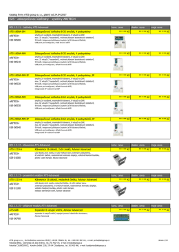 EZS - zabezpečovac&iacute; &uacute;středny - syst&eacute;my ARITECH
