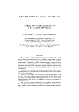 Tidal and non-tidal frequencies found in the seismicity of California