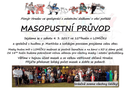 masopustní průvod