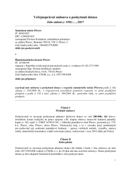 př&iacute;loha č. 3 - Město Přerov