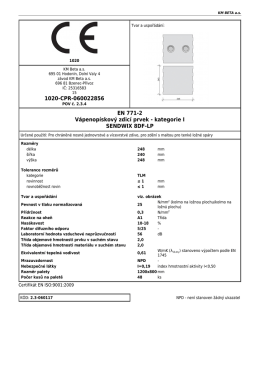 kategorie I SENDWIX 8DF-LP