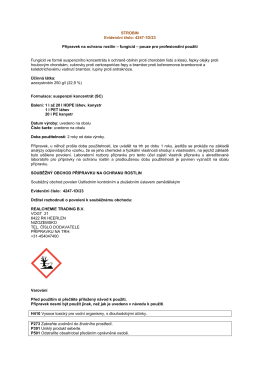 STROBIN Evidenčn&iacute; č&iacute;slo: 4247-1D/23 Př&iacute;pravek na
