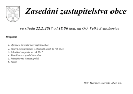 Vývěska na šířku ÚNOR 2017
