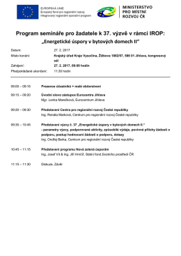 Program semináře