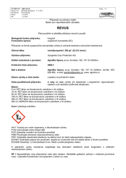 Přípravek na ochranu rostlin Balení pro neprofesionální