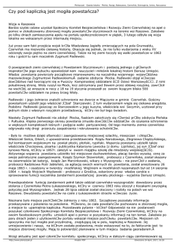 Czy pod kapliczką jest mogiła powstańcza?