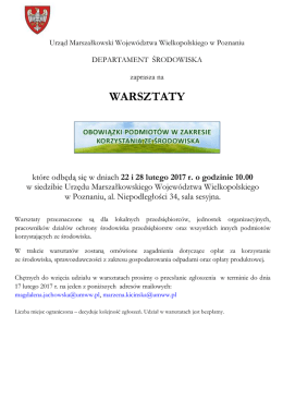 WARSZTATY