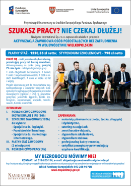 szukasz pracy? nie czekaj dłużej! - E-kolo