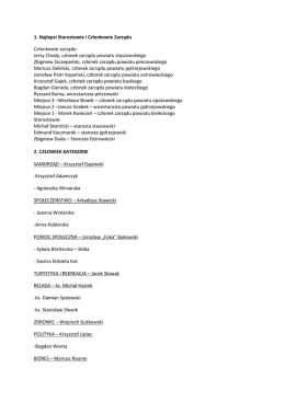 Pełna lista nagrodzonych