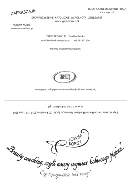 ulotka &ndash; strona 1