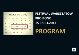 Program Festiwalu - Wiadomości ngo.pl