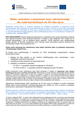 Więcej... - PUP Jawor