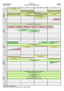 Zarzadzanie i Inzynieria Produkcji 1 stopnia sem. 6