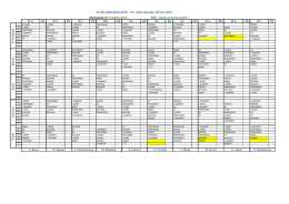 PLAN LEKCJI KLAS IV - VI. Rok szkolny 2016/2017. - sp1