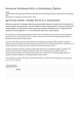 Generuj PDF - Komenda Powiatowa Policji w Wodzisławiu Śląskim