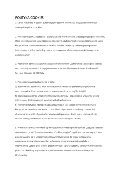 Polityka prywatności Już wkrótce!