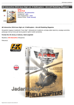 AK Interactive 2916 Aces High vol. 9 Hellicopters