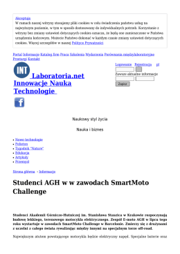 Studenci AGH ww zawodach SmartMoto Challenge