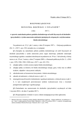 Projekt - Rządowy Proces Legislacyjny