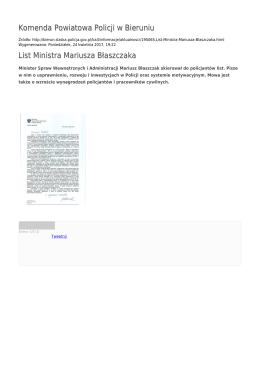 Generuj PDF - Komenda Powiatowa Policji w Bieruniu