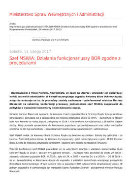 Generuj PDF - Ministerstwo Spraw Wewnętrznych i Administracji