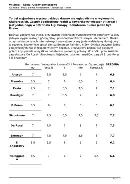 Wersja PDF - AS Roma.pl