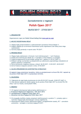 Polish Open 2017 - POL-VSC