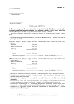 Załącznik Nr 1 - Urząd Gminy Pacanów