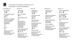 jadłospis standardowy