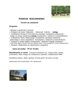 Puszcza Białowieska