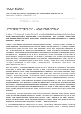 Generuj PDF - Policja Ł&oacute;dzka