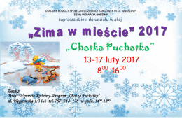 Zima w mieście 2017 - Chatka Puchatka